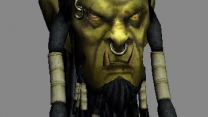 Мужские лица и причёски для орков в стиле Warcraft