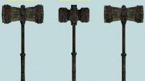 Сглаженные модели уникального железного оружия