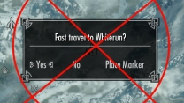 No fast travel for Skyrim