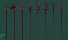 Staffs of the Daedra