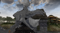 Реплейсей статуи имперского дракона