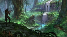 Творческое изображение - Водопад в Гратвуде