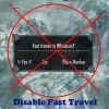 No fast travel for Skyrim