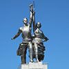 Обновленный Морровинд. Статуи святых Олмса и Делина в Вивеке